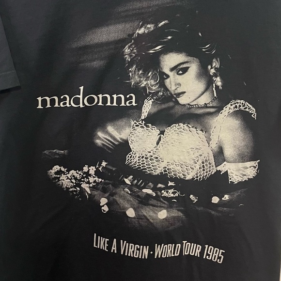 Vintage Madonna Like A Virgin 1985 Tour T-shirt - Picture 2 of 7